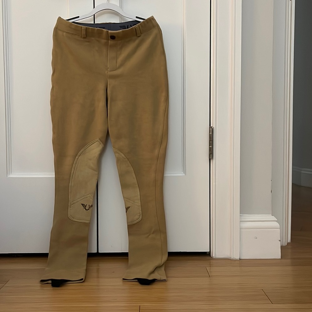 Kids Tan Equestrian Pants
